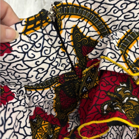 African Patterned Ruffle Skirt - Picture 6 of 6